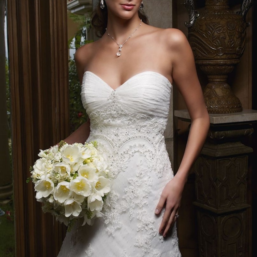 Casablanca Wedding Dress Style 1914 Size 2 - Picture 3 of 8